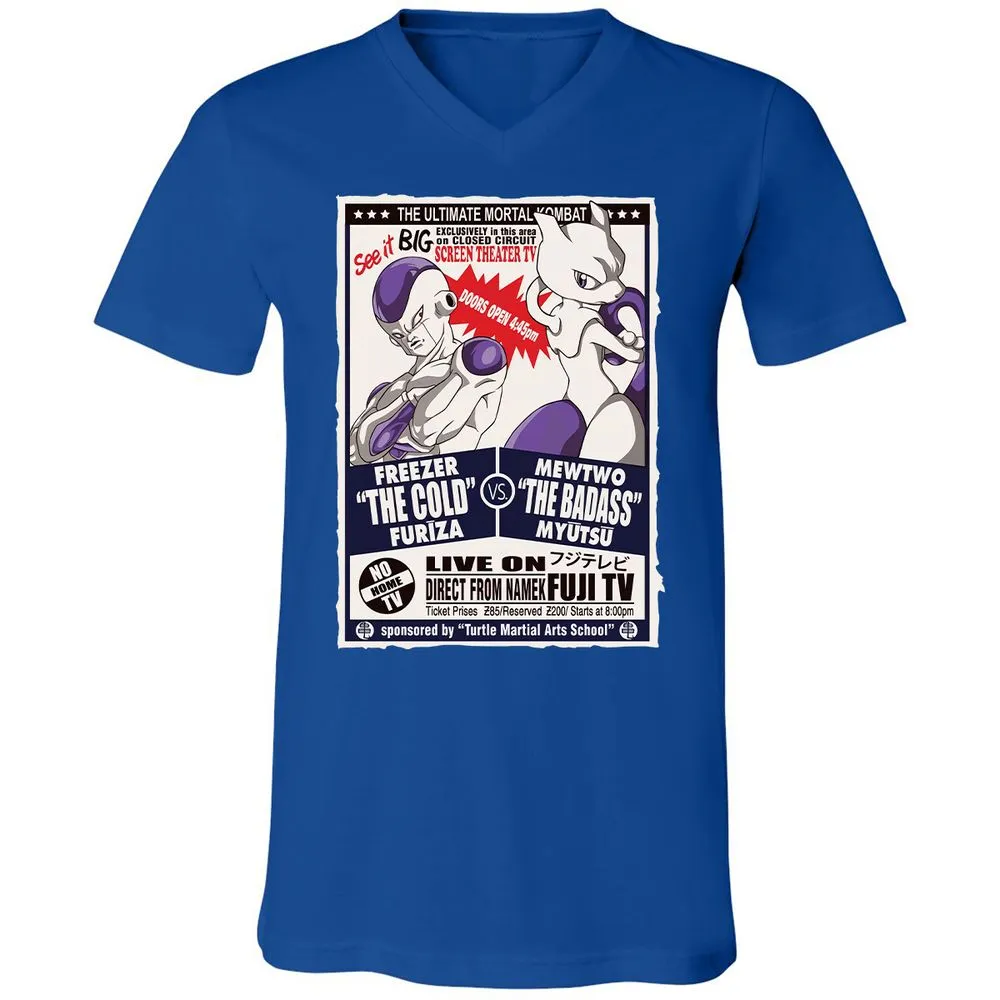 Unisex V-Neck T-Shirt - VLVLHBJ6 - True Royal - 4