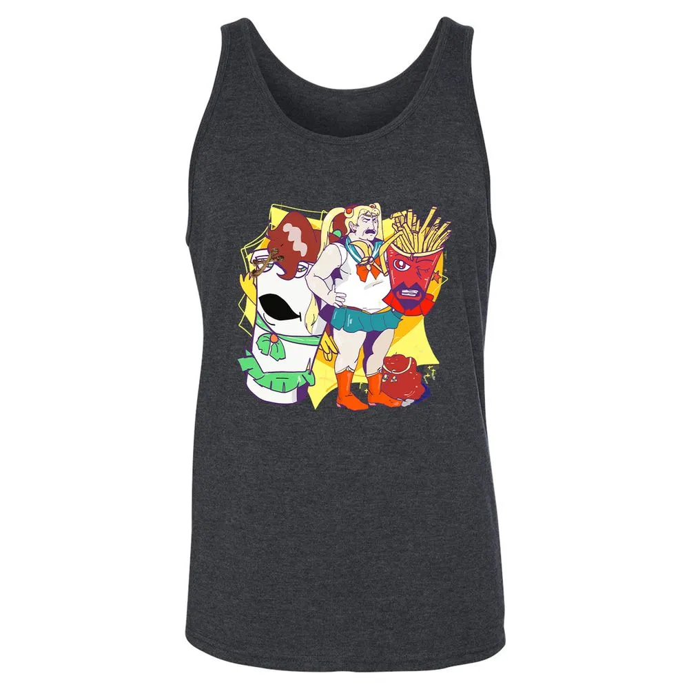 Unisex Jersey Tank - LH2936SV - Dark Grey Heather - 6
