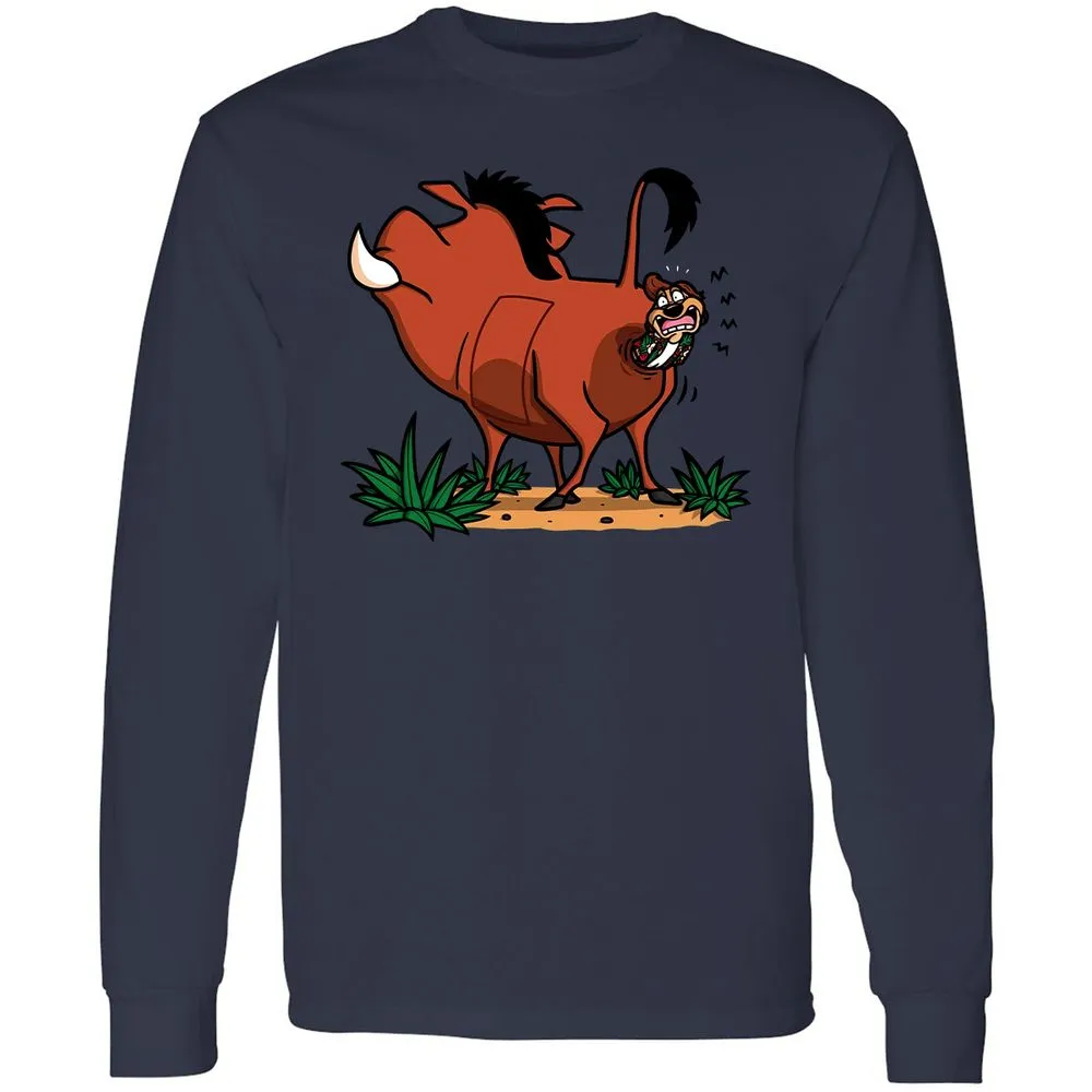 Long Sleeve T-Shirt - 9EVE3PF1 - Navy - 2