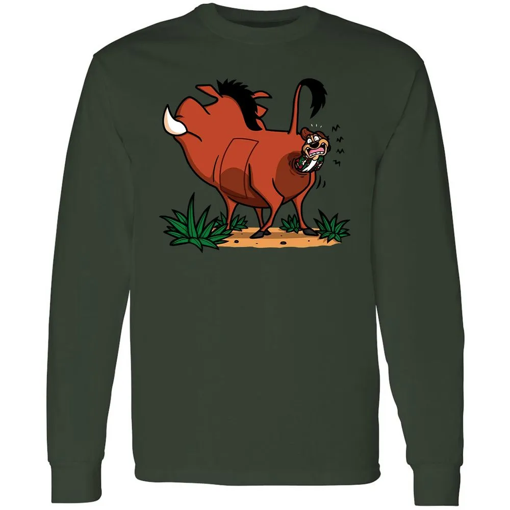 Long Sleeve T-Shirt - 9EVE3PF1 - Forest Green - 4