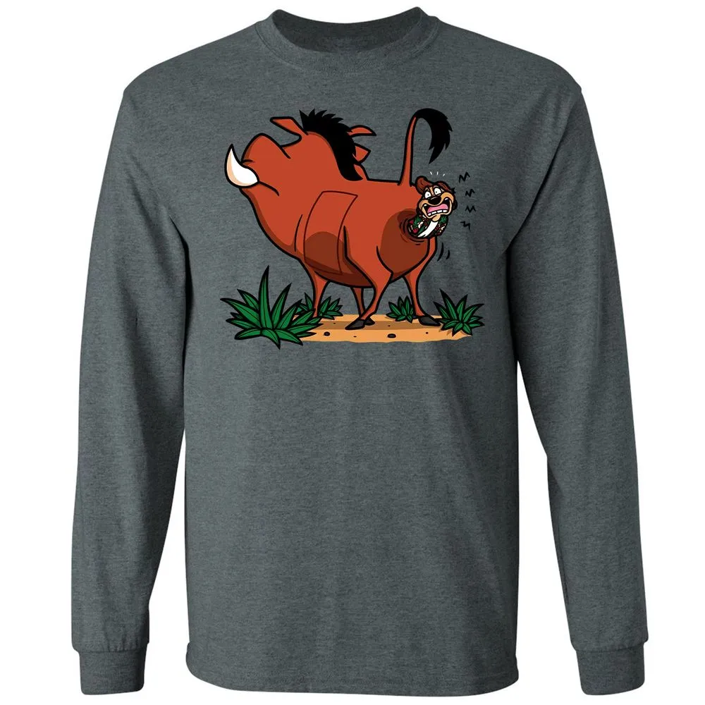 Long Sleeve T-Shirt - 9EVE3PF1 - Dark Heather - 15