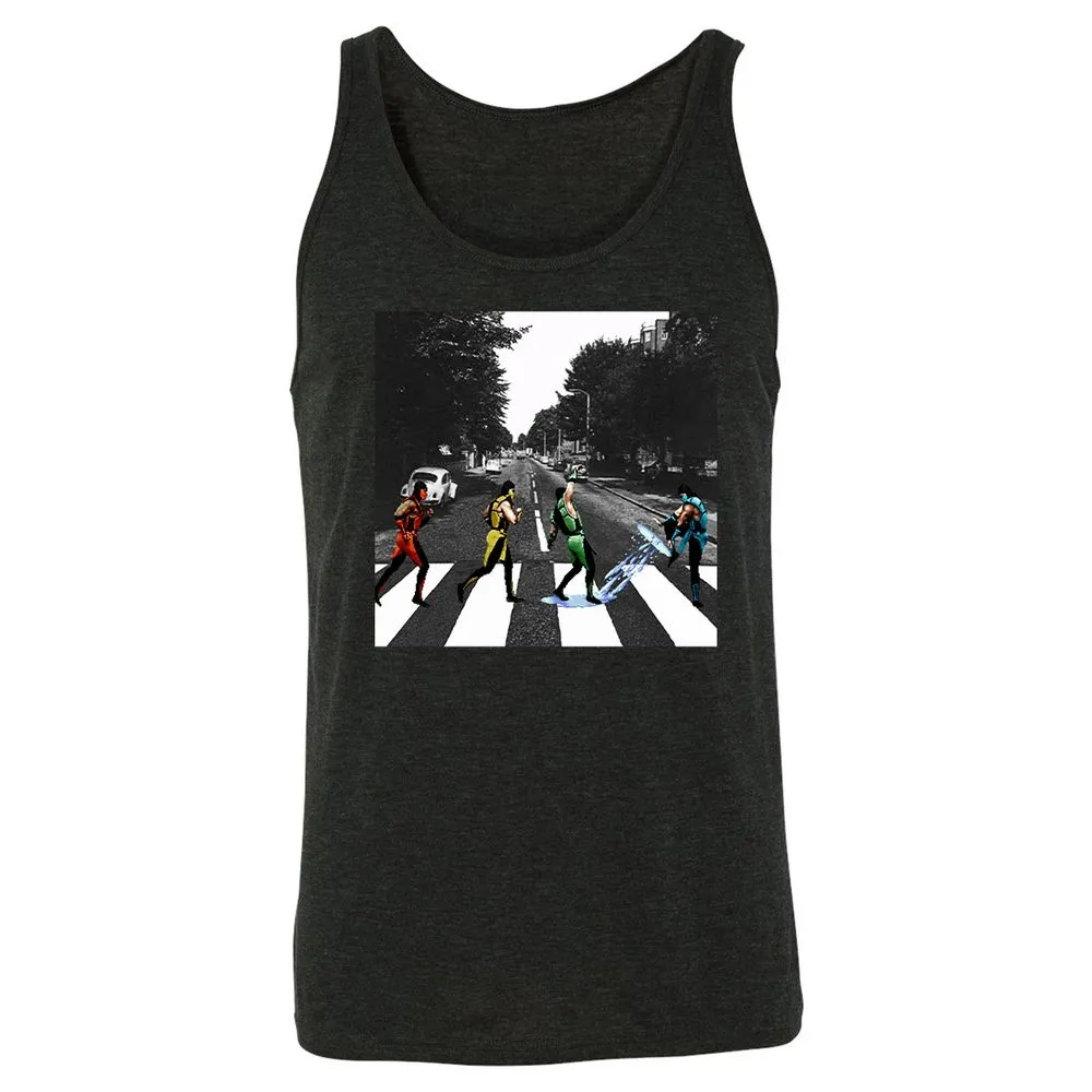 Unisex Jersey Tank - MT9HJ4ZR - Charcoal Black Triblend - 5