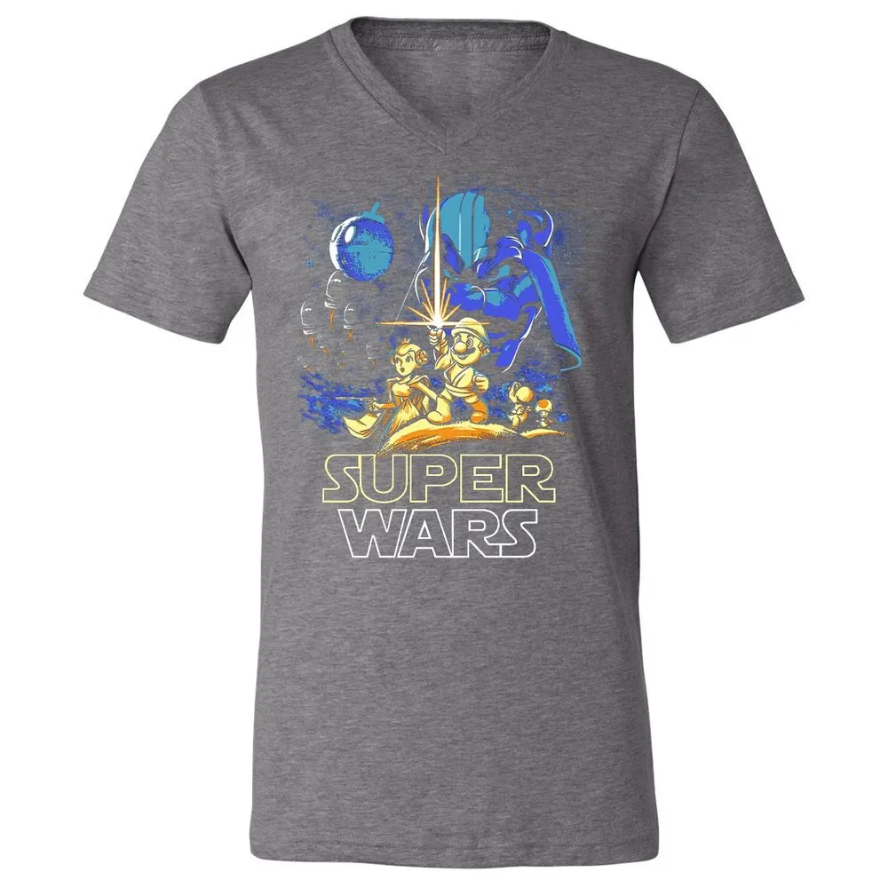 Unisex V-Neck T-Shirt - TZD3G72P - Deep Heather - 13