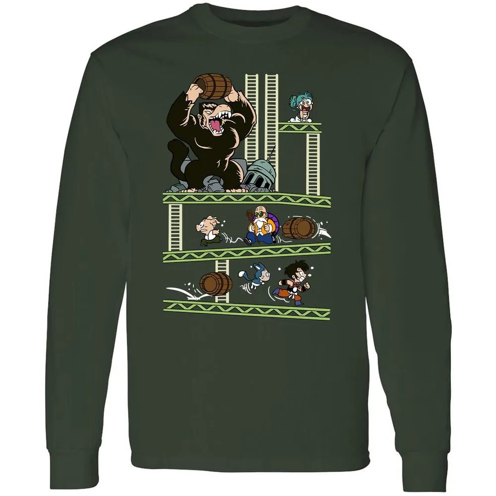 Long Sleeve T-Shirt - BNVSC3CV - Forest Green - 4