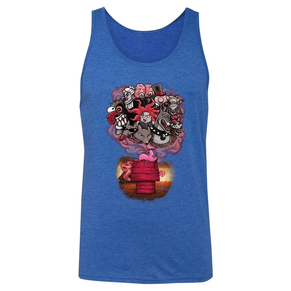Unisex Jersey Tank - 57BUDSR7 - True Royal Triblend - 12