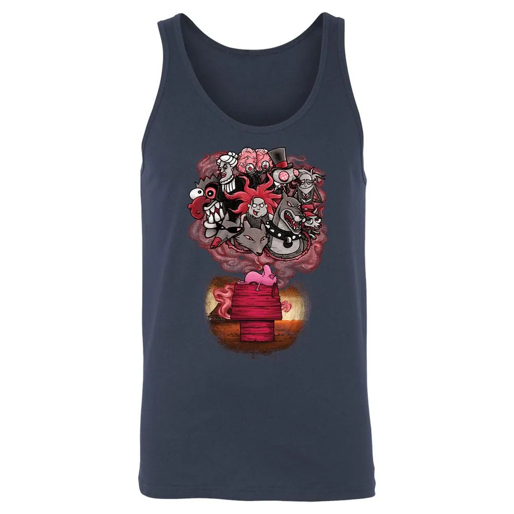 Unisex Jersey Tank - 57BUDSR7 - Navy - 2