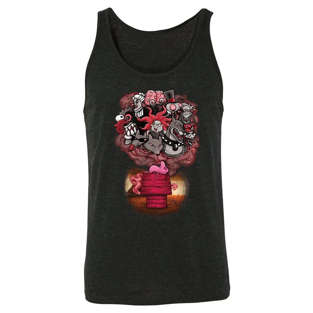 Unisex Jersey Tank - 57BUDSR7 - Charcoal Black Triblend - 5