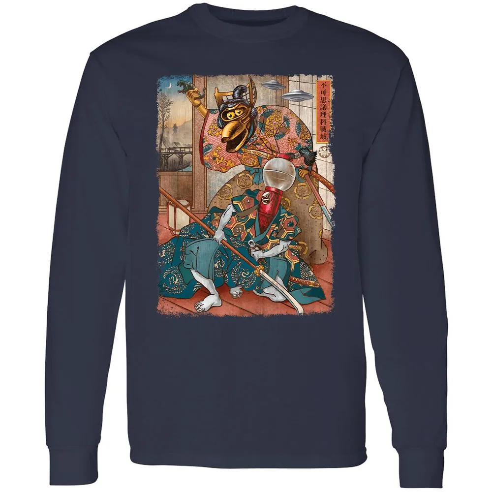 Long Sleeve T-Shirt - W7SU561S - Navy - 2