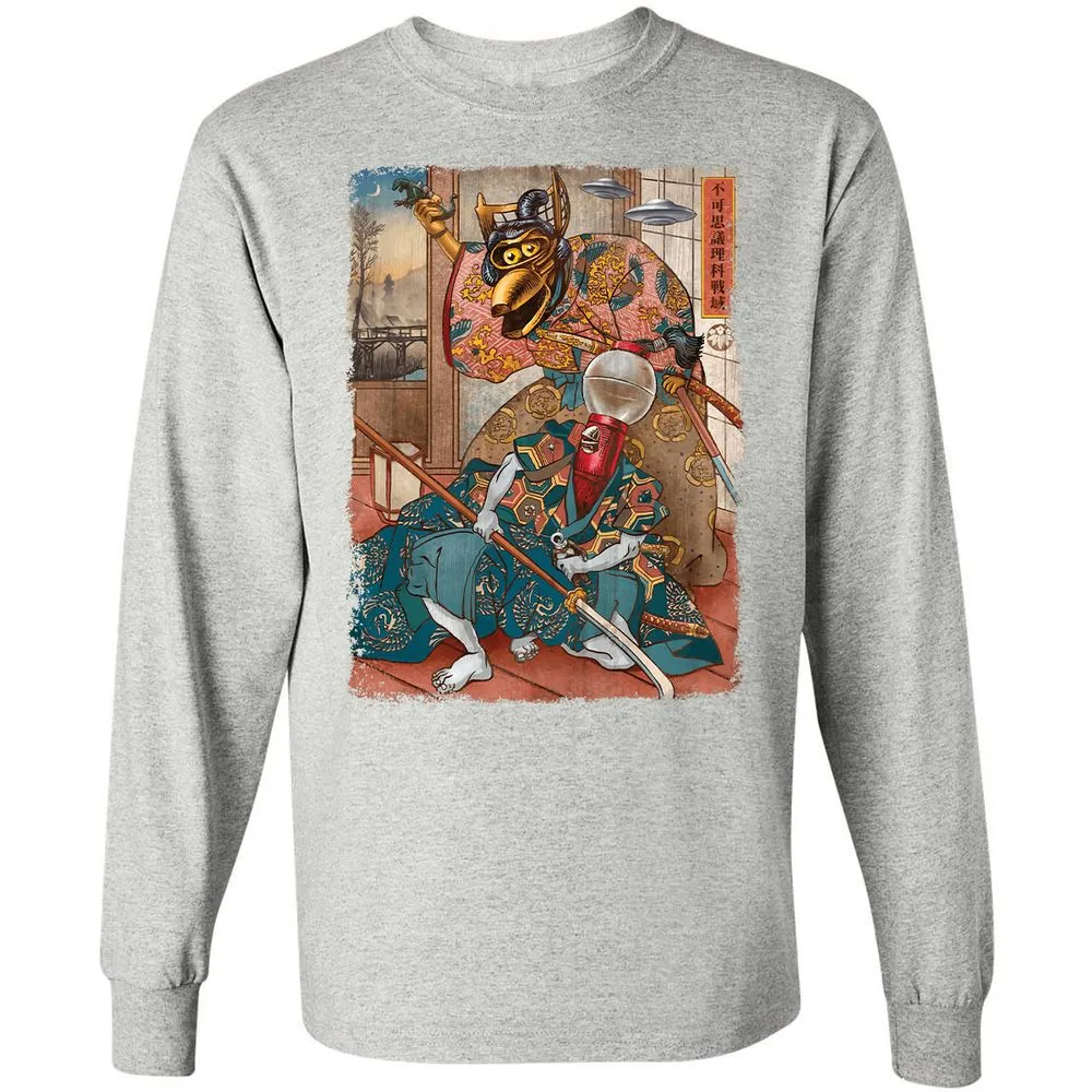Long Sleeve T-Shirt - W7SU561S - Ash - 7