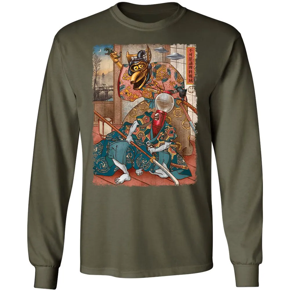 Long Sleeve T-Shirt - W7SU561S - Military Green - 16