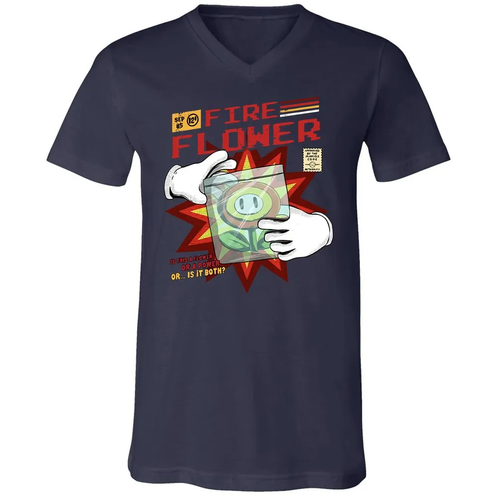 Unisex V-Neck T-Shirt - Y7EM8ZXW - Navy - 2