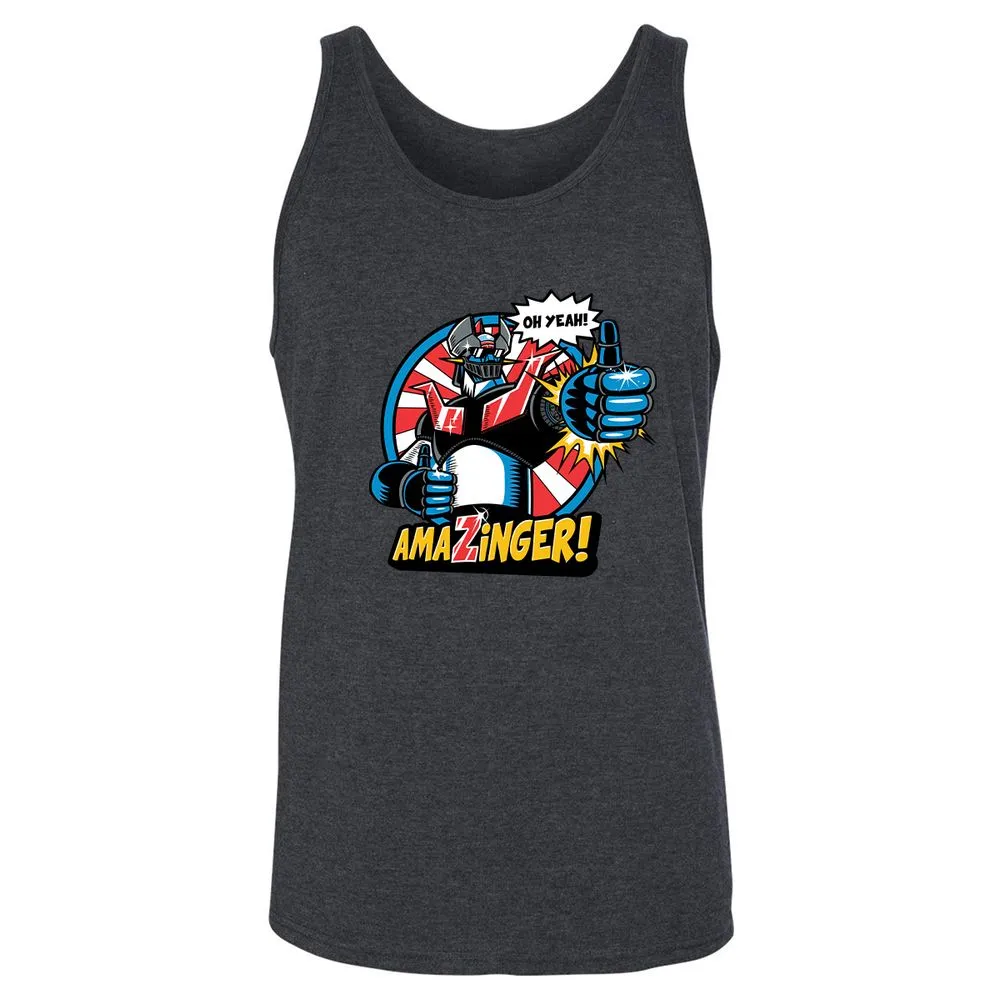 Unisex Jersey Tank - RXMMMPCM - Dark Grey Heather - 6