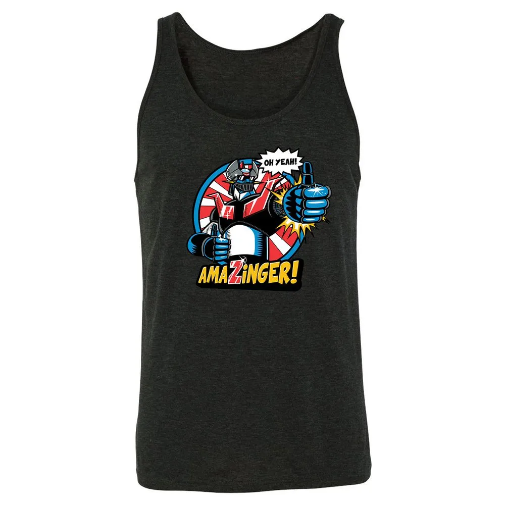 Unisex Jersey Tank - RXMMMPCM - Charcoal Black Triblend - 5