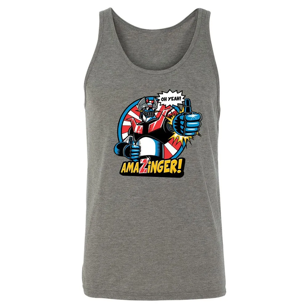 Unisex Jersey Tank - RXMMMPCM - Grey Triblend - 8