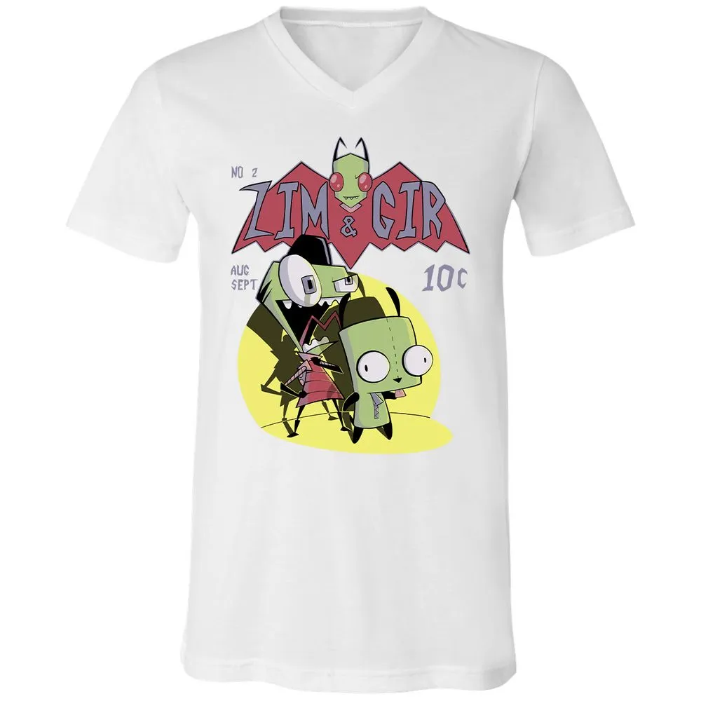 Unisex V-Neck T-Shirt - 9CESSR8T - White - 5