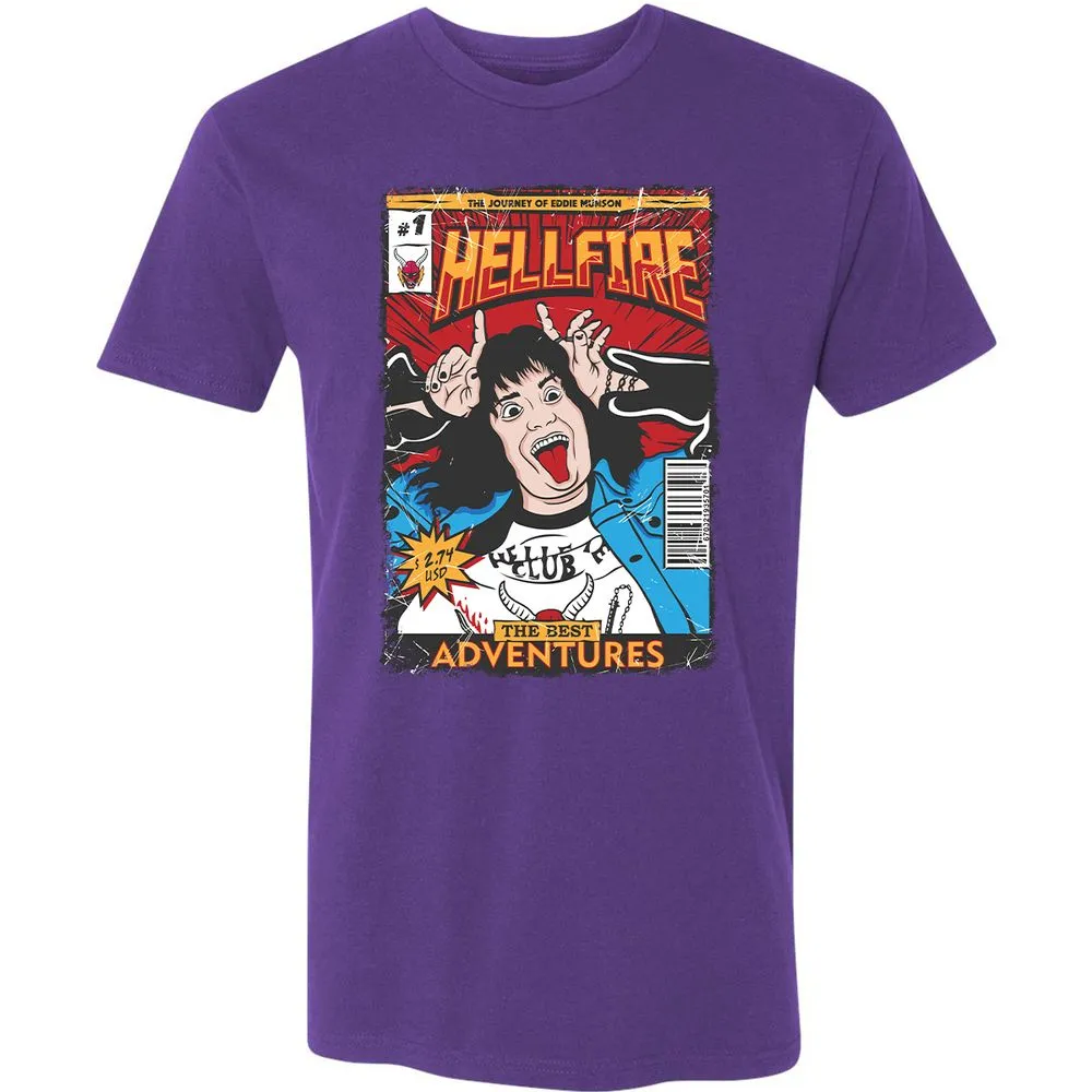 Premium Unisex T-Shirt - D1VRVNNW - Purple Rush - 7