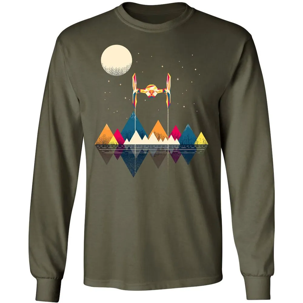 Long Sleeve T-Shirt - WAVXFJ4K - Military Green - 16