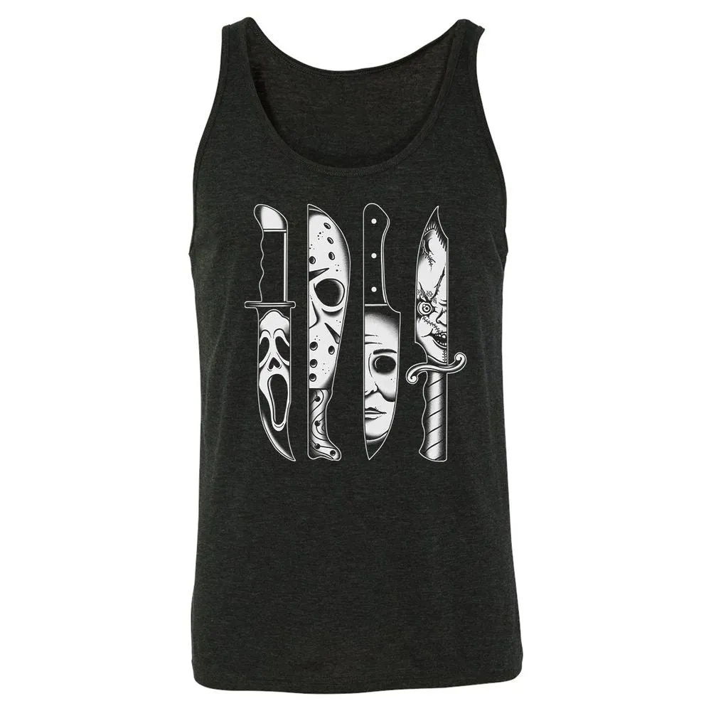 Unisex Jersey Tank - MHXLC8CH - Charcoal Black Triblend - 5