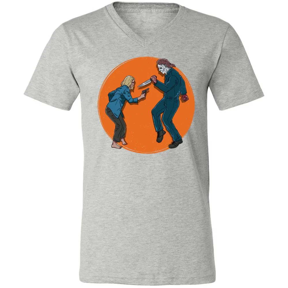 Unisex V-Neck T-Shirt - LCX7PLGK - Athletic Heather - 7
