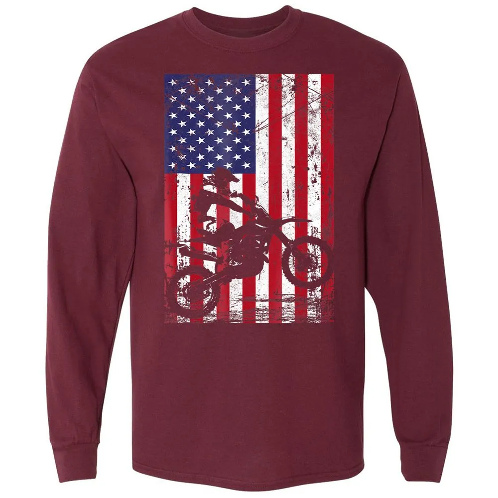 Long Sleeve T-Shirt - H2HMWKKS - Maroon - 11