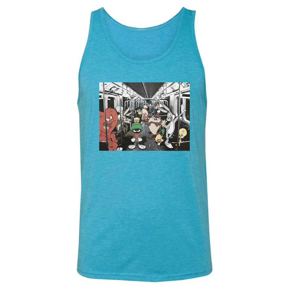 Unisex Jersey Tank - EBWFRXLT - Aqua Triblend - 3