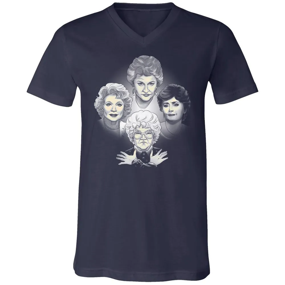 Unisex V-Neck T-Shirt - BH3LFBG5 - Navy - 2
