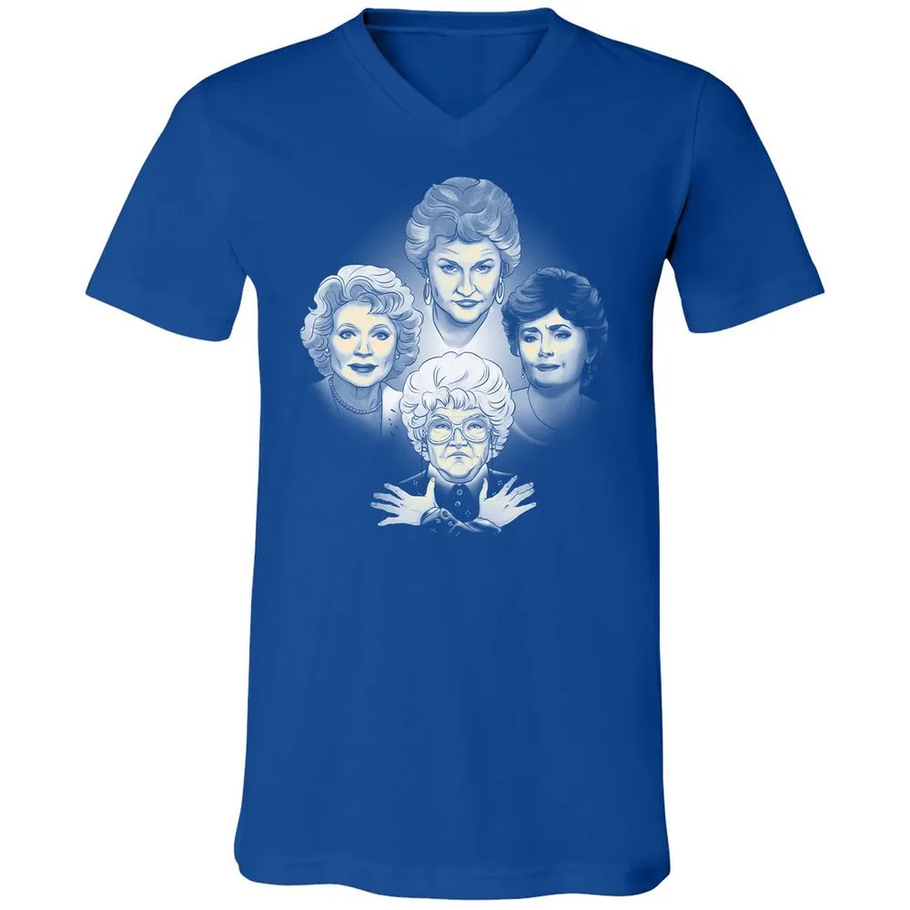 Unisex V-Neck T-Shirt - BH3LFBG5 - True Royal - 4