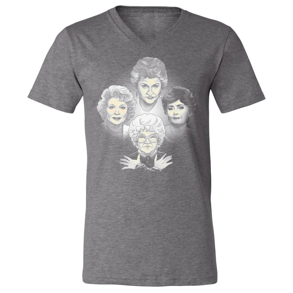 Unisex V-Neck T-Shirt - BH3LFBG5 - Deep Heather - 13