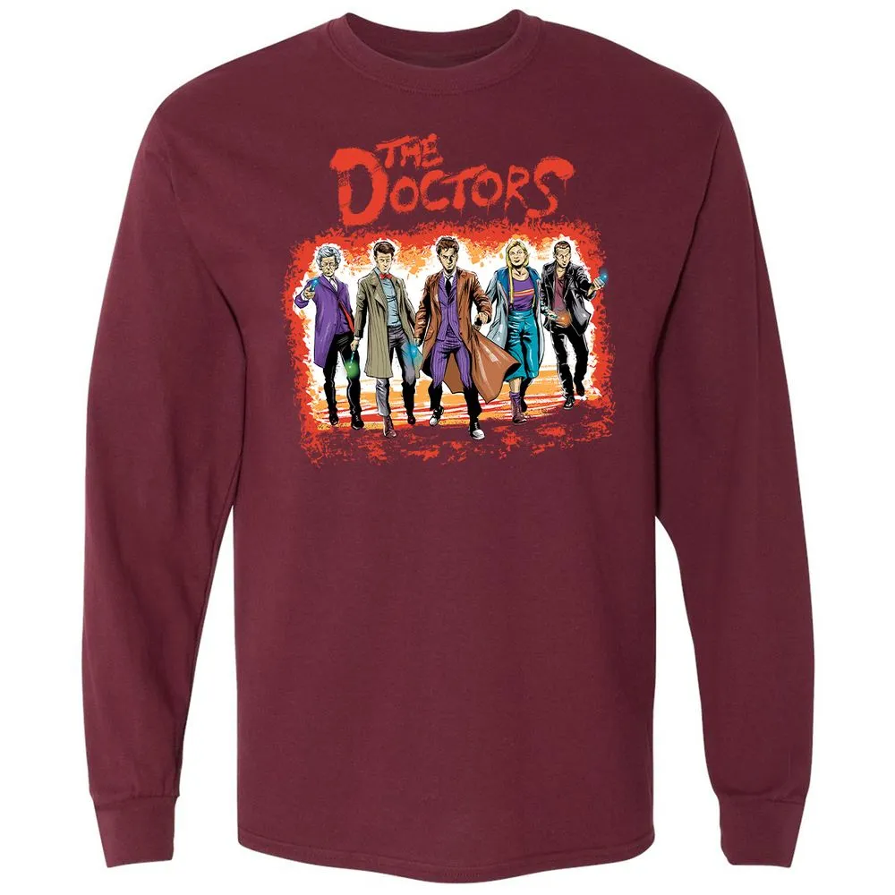 Long Sleeve T-Shirt - WLYAAKBD - Maroon - 11