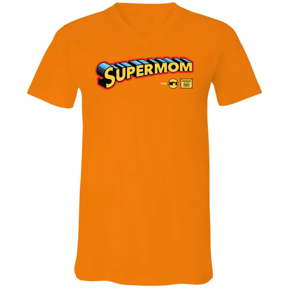 Unisex V-Neck T-Shirt - 2DL8WVKM - Orange - 11