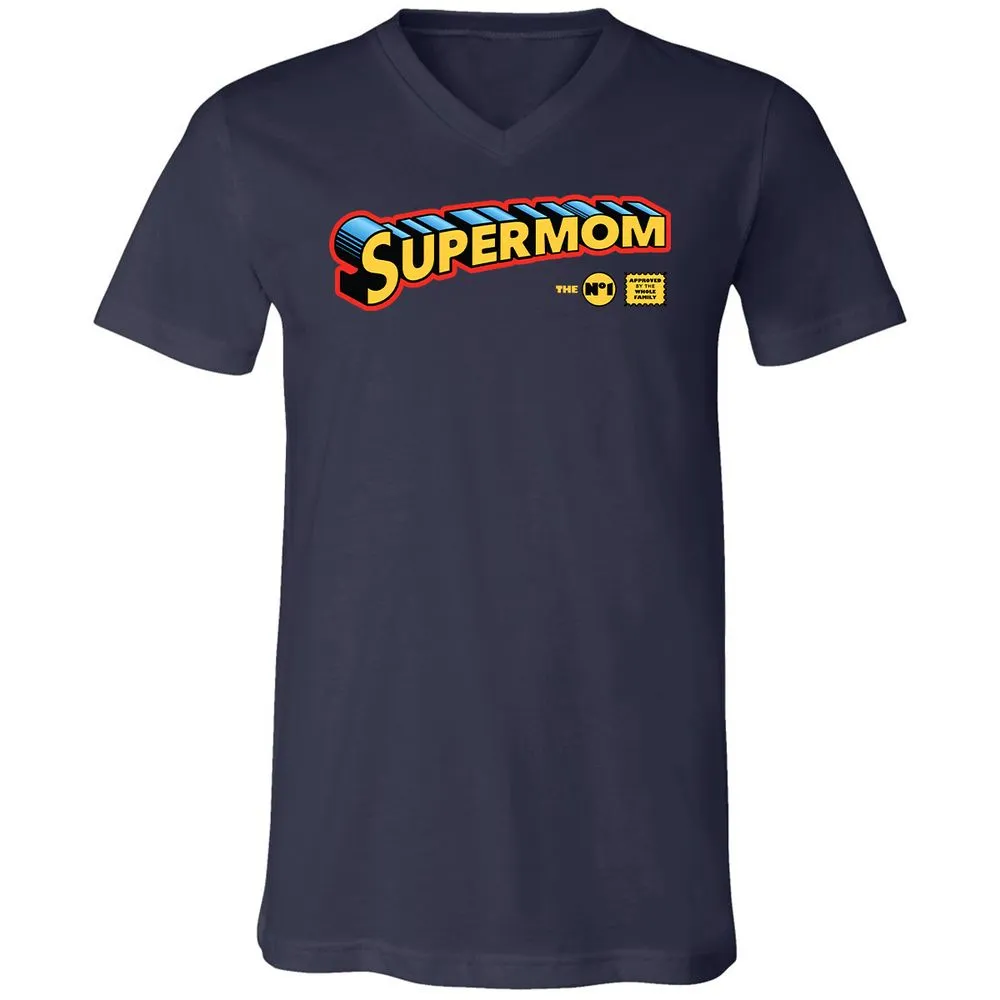Unisex V-Neck T-Shirt - 2DL8WVKM - Navy - 2