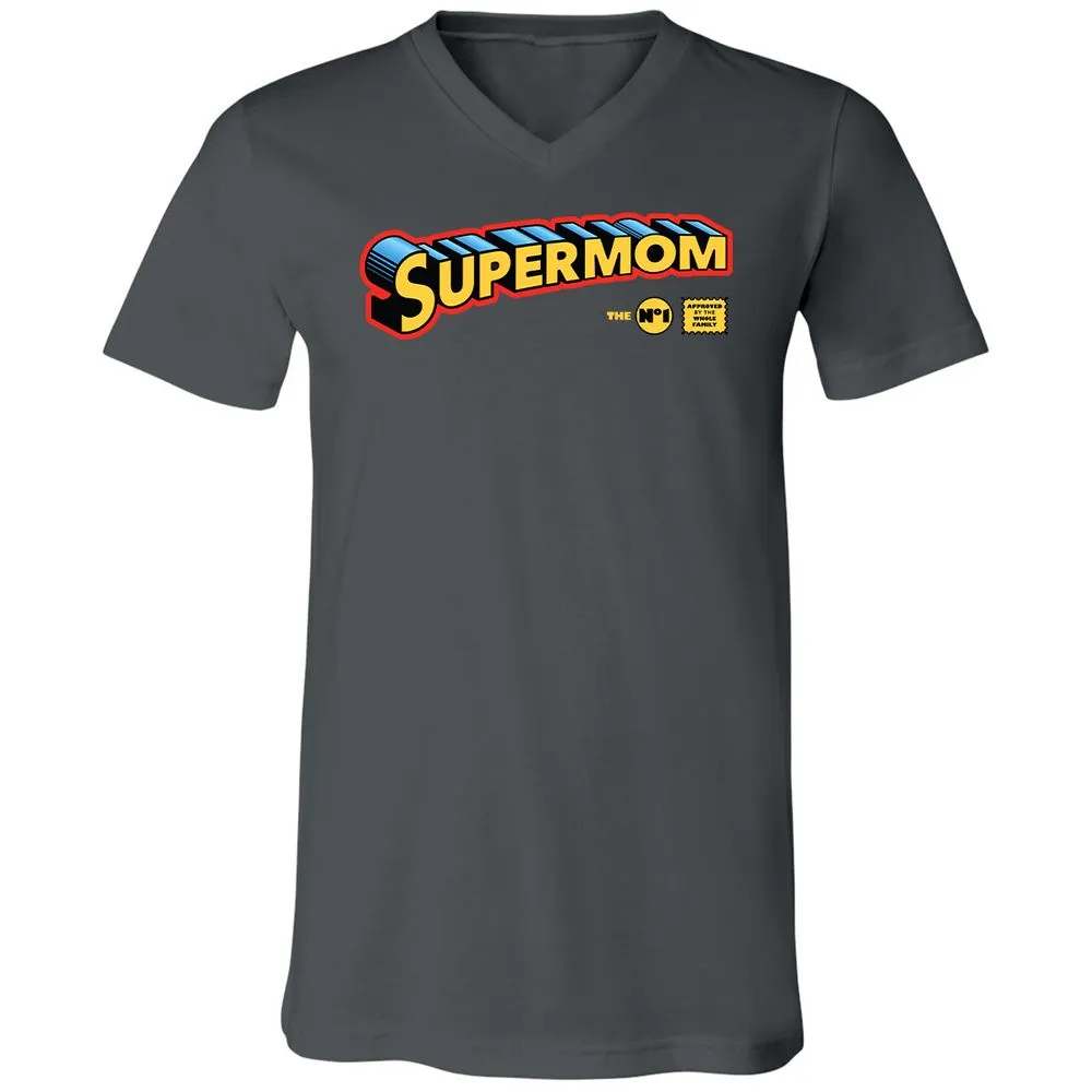 Unisex V-Neck T-Shirt - 2DL8WVKM - Asphalt - 12