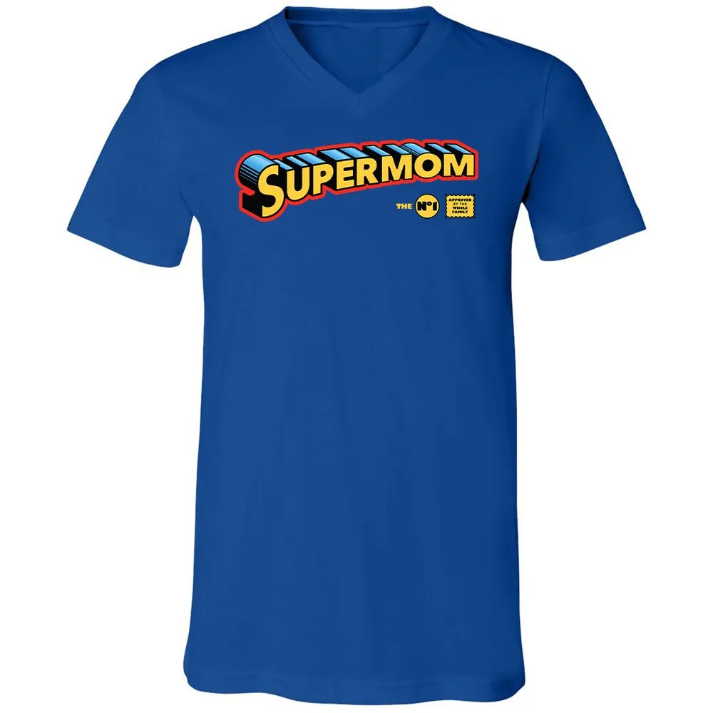 Unisex V-Neck T-Shirt - 2DL8WVKM - True Royal - 4
