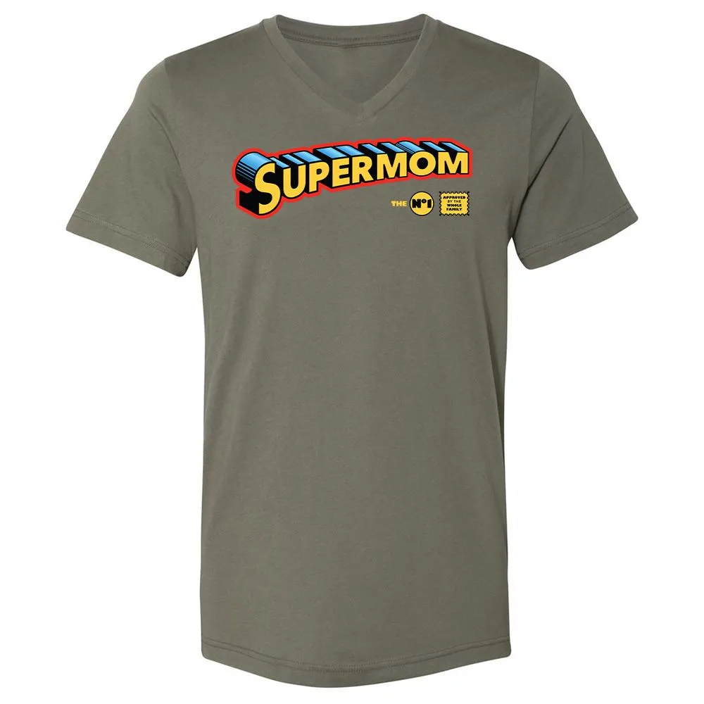 Unisex V-Neck T-Shirt - 2DL8WVKM - Military Green - 10
