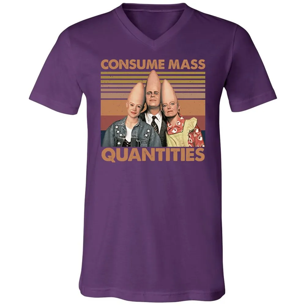 Unisex V-Neck T-Shirt - HU6YN8H4 - Team Purple - 9