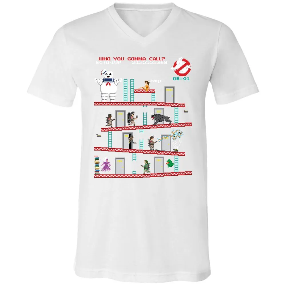 Unisex V-Neck T-Shirt - E274X3T8 - White - 5