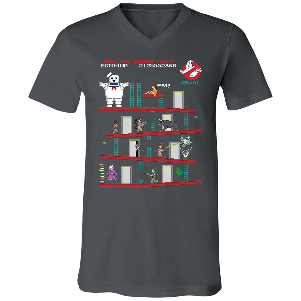 Unisex V-Neck T-Shirt - E274X3T8 - Asphalt - 12