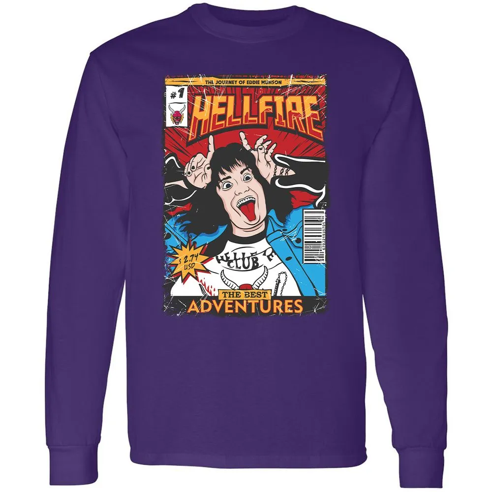 Long Sleeve T-Shirt - XNT91LA9 - Purple - 13