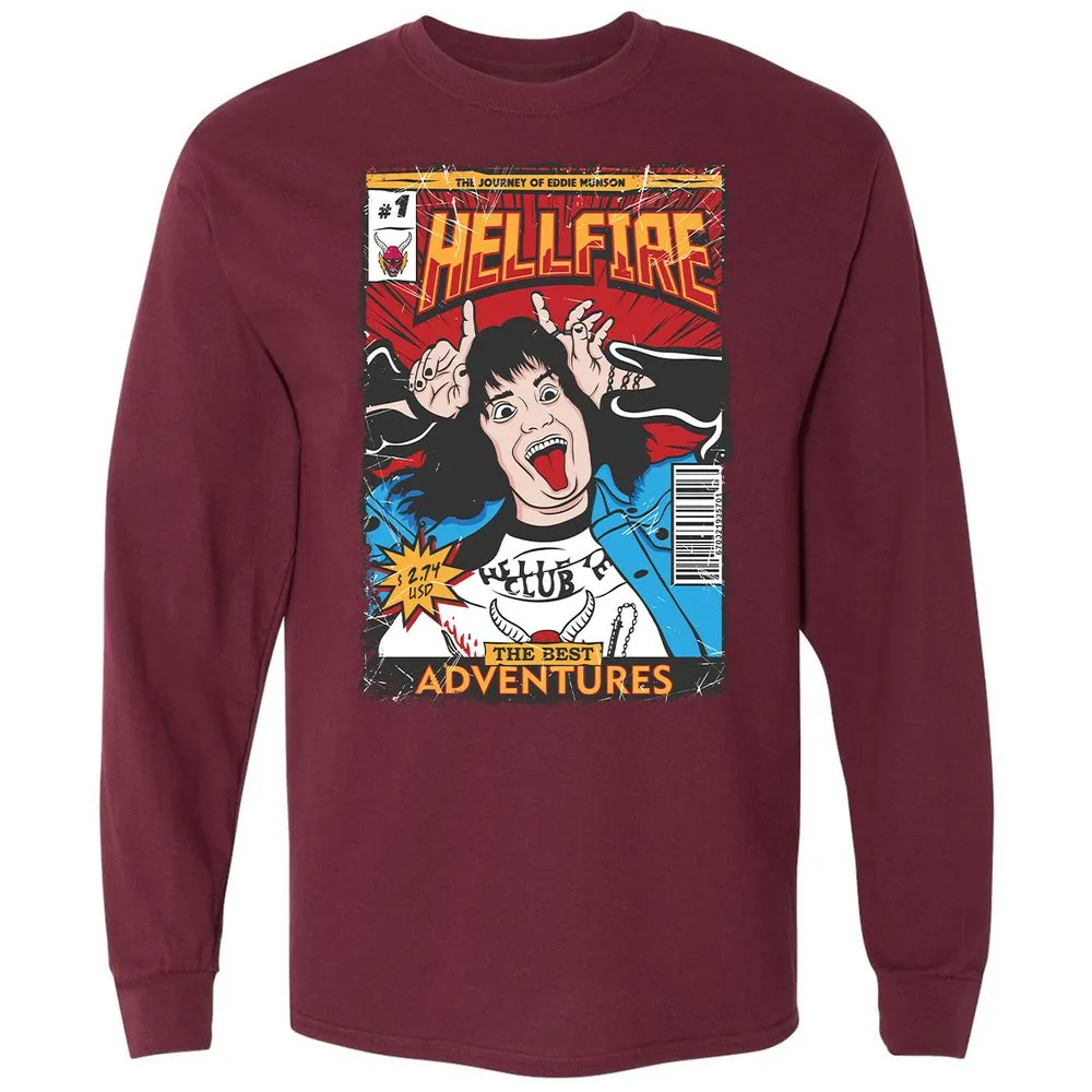 Long Sleeve T-Shirt - XNT91LA9 - Maroon - 11