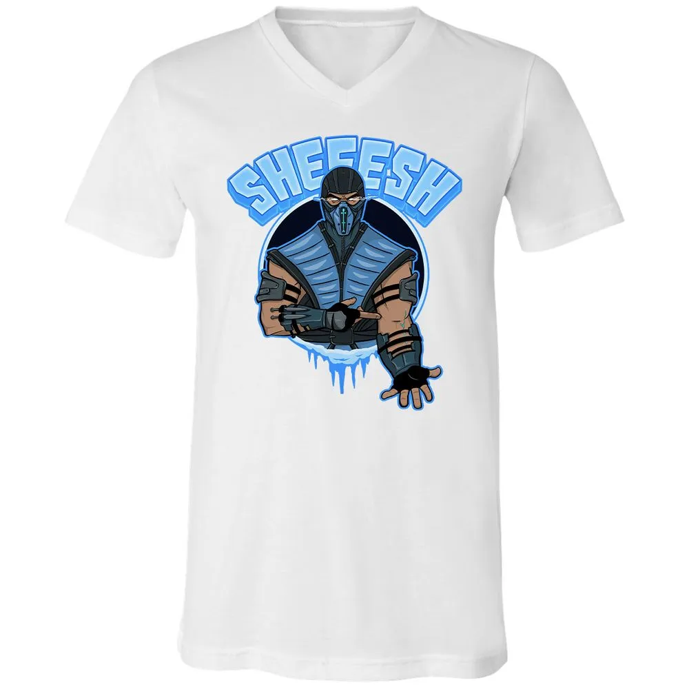 Unisex V-Neck T-Shirt - 6R4MV69P - White - 5
