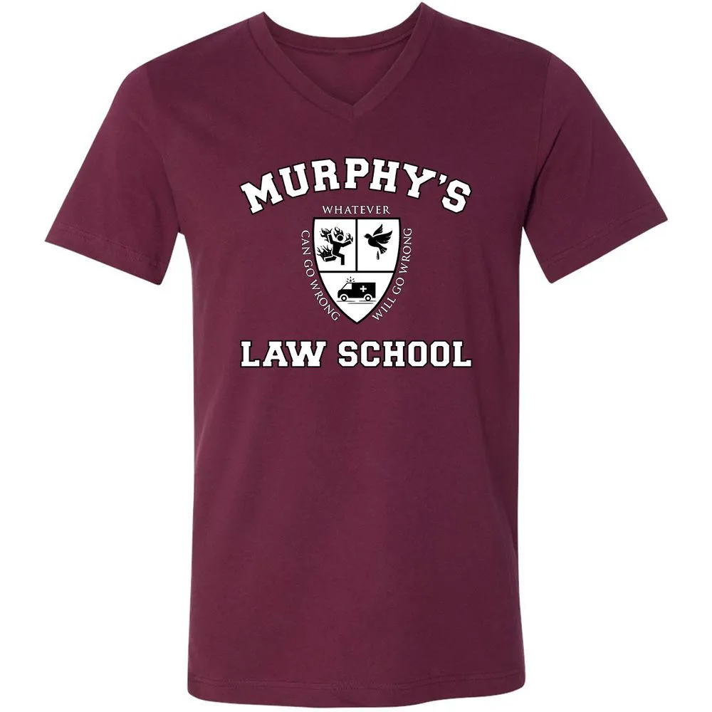 Unisex V-Neck T-Shirt - ATPMM9DS - Maroon - 6