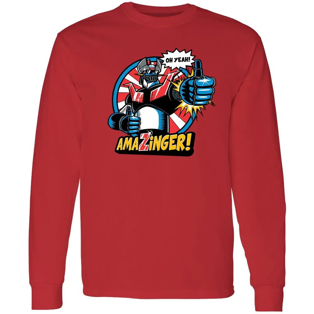 Long Sleeve T-Shirt - W491FDYK - Red - 14
