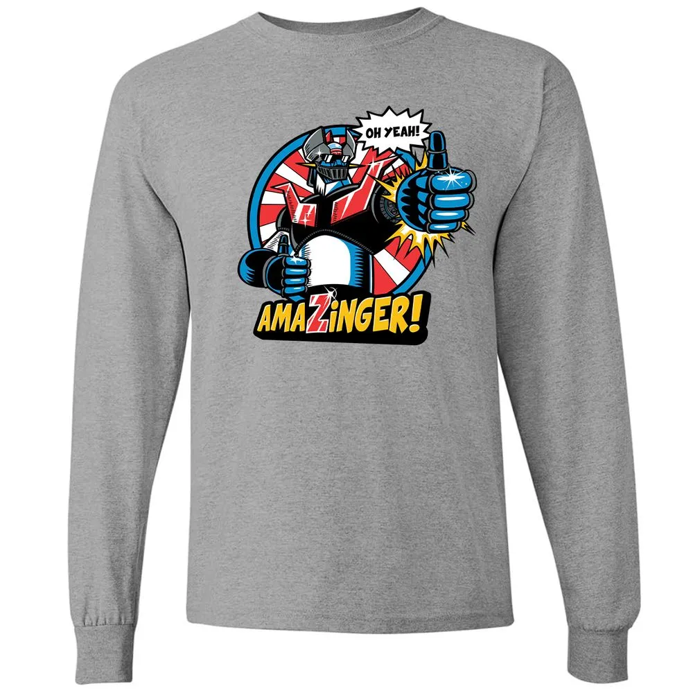 Long Sleeve T-Shirt - W491FDYK - Graphite Heather - 6
