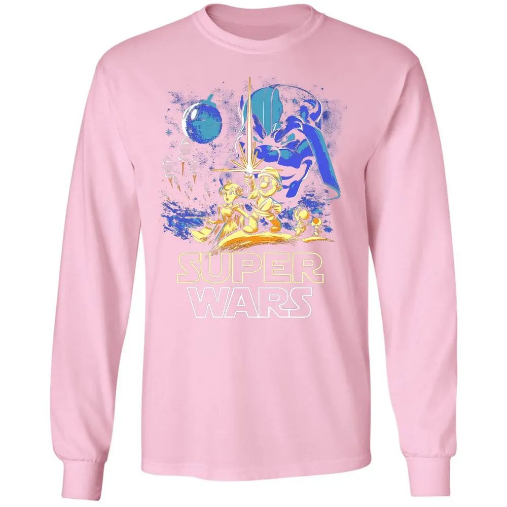 Long Sleeve T-Shirt - ZVVX6EB7 - Light Pink - 3