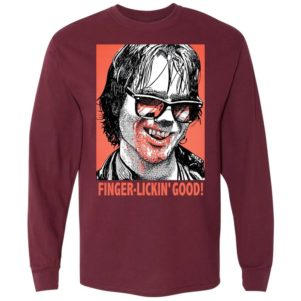 Long Sleeve T-Shirt - CTK86RB1 - Maroon - 11