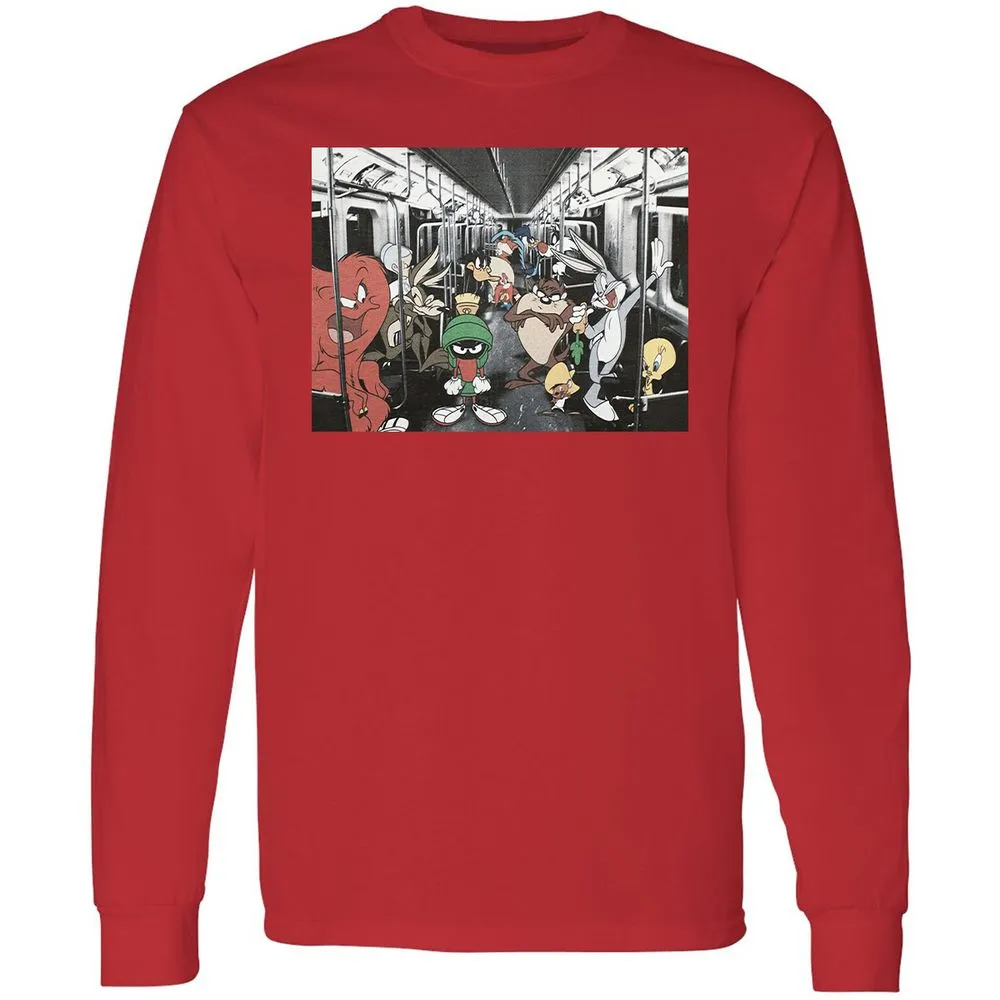 Long Sleeve T-Shirt - 435VERFD - Red - 14