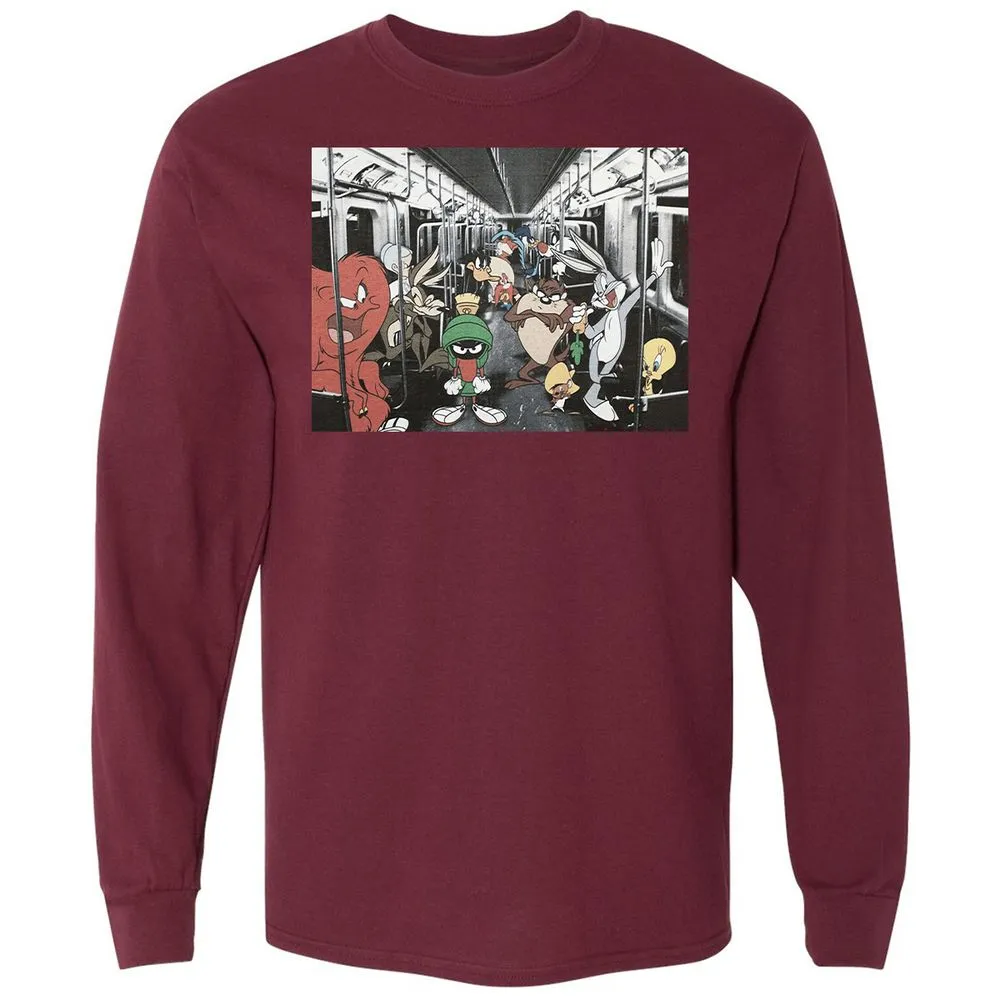 Long Sleeve T-Shirt - 435VERFD - Maroon - 11