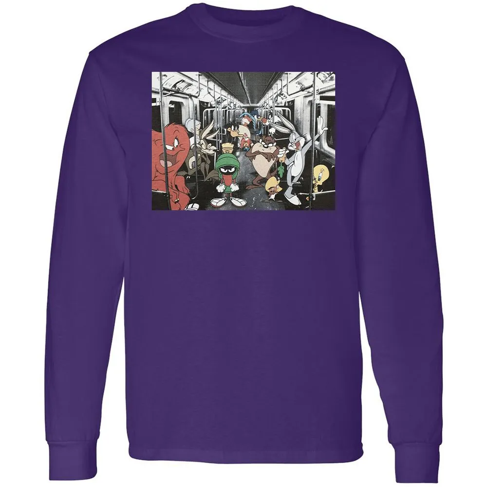 Long Sleeve T-Shirt - 435VERFD - Purple - 13