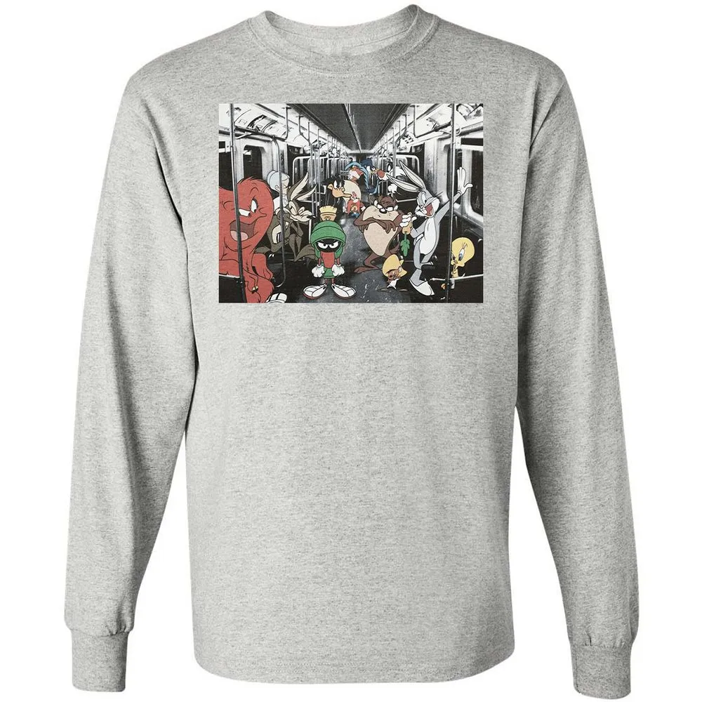 Long Sleeve T-Shirt - 435VERFD - Ash - 7