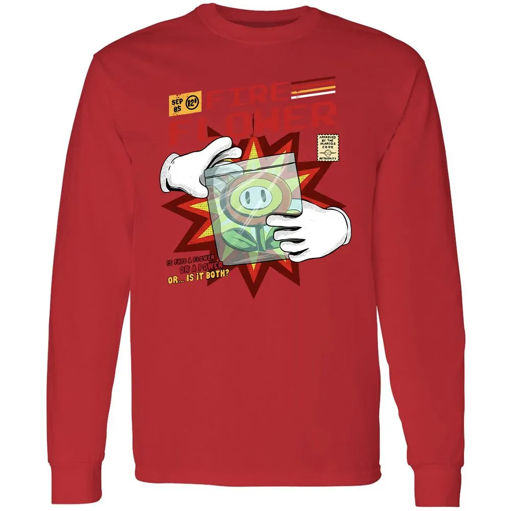 Long Sleeve T-Shirt - ANVK3B6Z - Red - 14